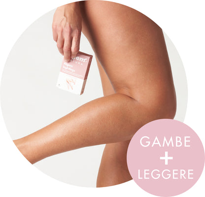 Algem Lightlegs gambe gonfie e pesanti.